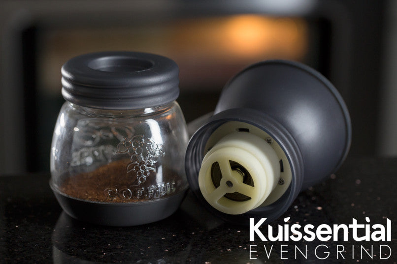 Manual Ceramic-Burr Coffee Grinder 1.0 with Lids – Kuissential